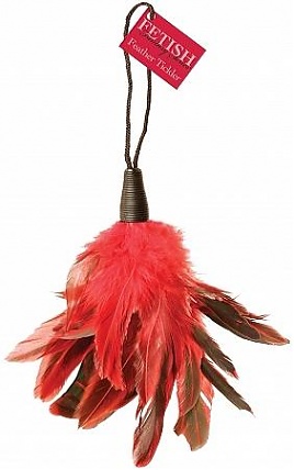 Feather Tickler Red